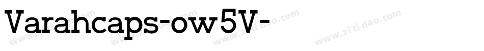Varahcaps-ow5V字体转换