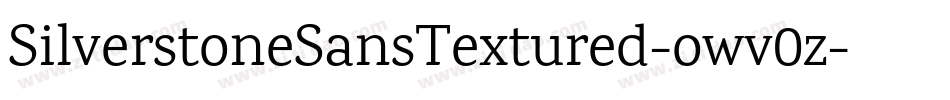 SilverstoneSansTextured-owv0z字体转换 SilverstoneSansTextured-owv0z字体转换