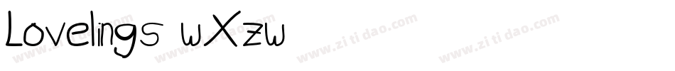Lovelings-wXzw字体转换