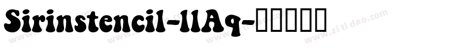 Sirinstencil-llAq字体转换