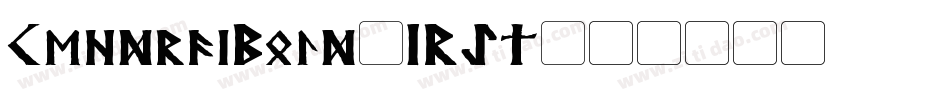 KehdraiBold-1RY2字体转换