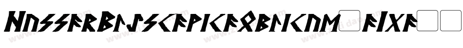 HussarBlyskawicaOblique-a1ga字体转换