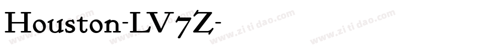 Houston-LV7Z字体转换