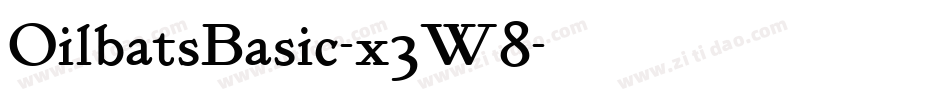 OilbatsBasic-x3W8字体转换