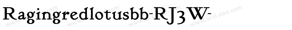 Ragingredlotusbb-RJ3W字体转换 Ragingredlotusbb-RJ3W字体转换