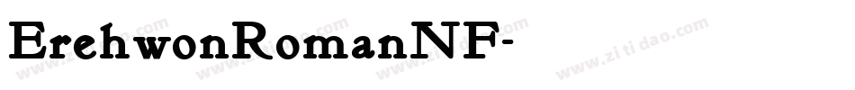 ErehwonRomanNF字体转换