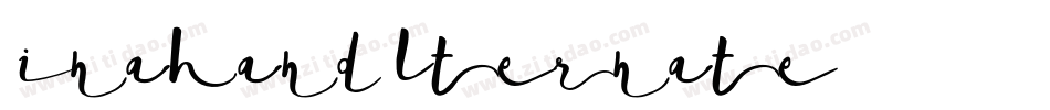 CinahandAlternate字体转换