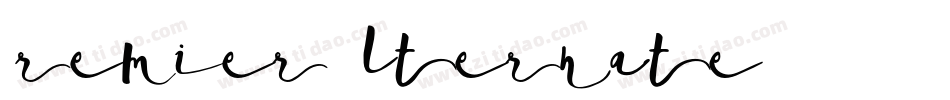 PremierEF-Alternate字体转换