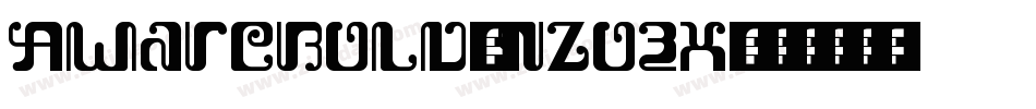 AwareBold-qZo3x字体转换