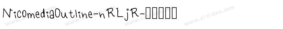 NicomediaOutline-nRLjR字体转换