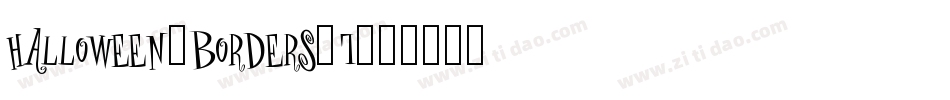 halloween-borders-1字体转换