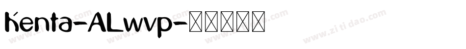 Kenta-ALwvp字体转换