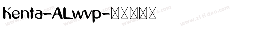 Kenta-ALwvp字体转换