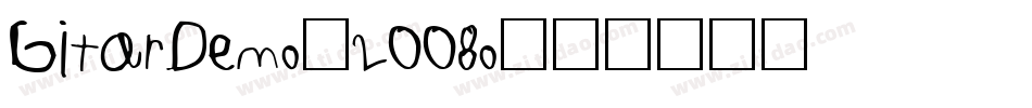 GitarDemo-2OO8o字体转换