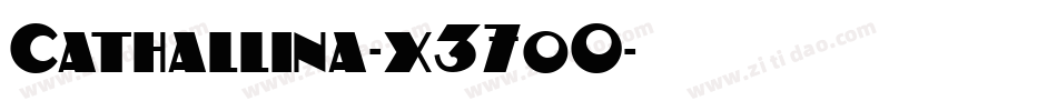Cathallina-x37oO字体转换