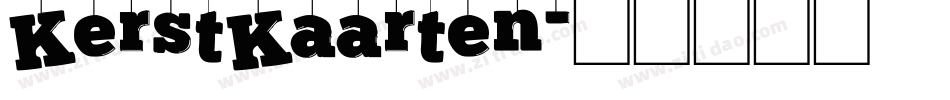 KerstKaarten字体转换