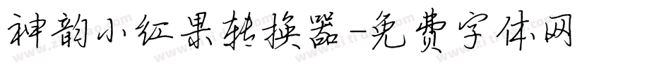 神韵小红果转换器字体转换