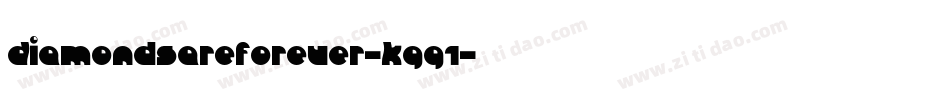 Diamondsareforever-KGg7字体转换