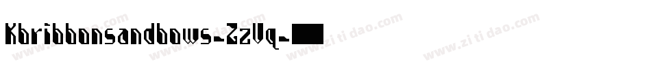 Kbribbonsandbows-ZzVq字体转换