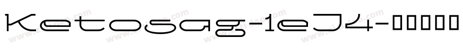Ketosag-1eJ4字体转换