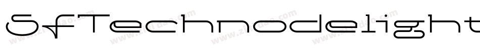 SfTechnodelight-12Ej字体转换
