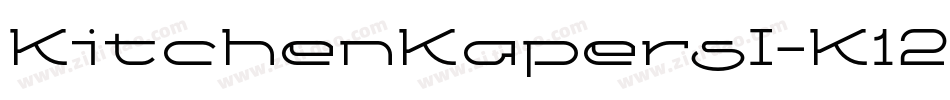 KitchenKapersI-K12l字体转换