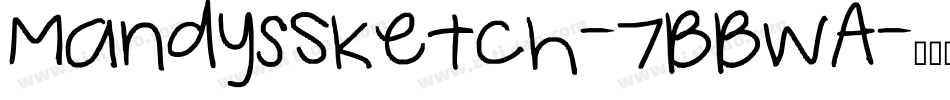 MandysSketch-7BBwA字体转换
