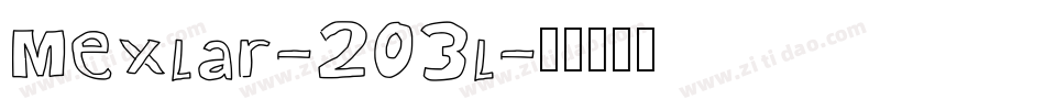 Mexlar-2O3l字体转换