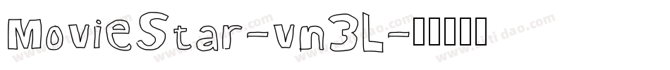 MovieStar-vn3L字体转换