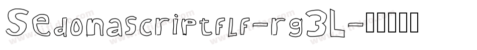 Sedonascriptflf-rg3L字体转换 Sedonascriptflf-rg3L字体转换