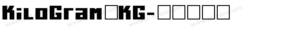KiloGram_KG字体转换