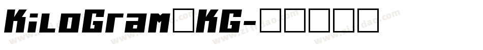 KiloGram_KG字体转换