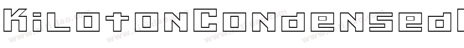 KilotonCondensedItalic-eell字体转换