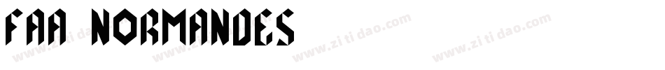 FAA-Normandes字体转换