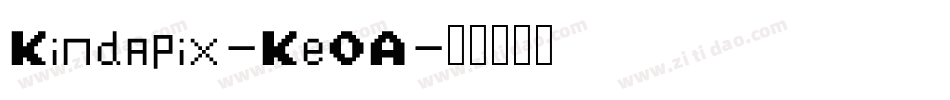 Kindapix-Ke0A字体转换