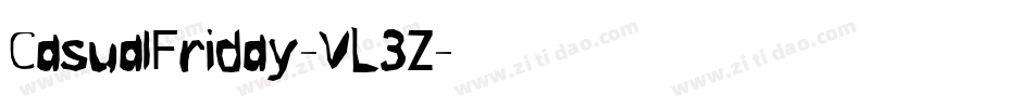CasualFriday-VL3Z字体转换