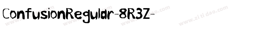 ConfusionRegular-8R3Z字体转换
