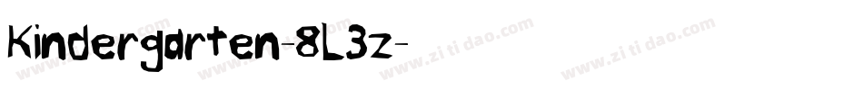 Kindergarten-8L3z字体转换