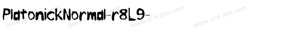 PlatonickNormal-r8L9字体转换