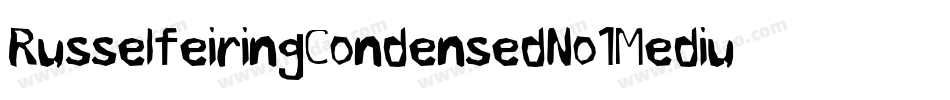 RusselfeiringCondensedNo1Medium-7Z8l字体转换