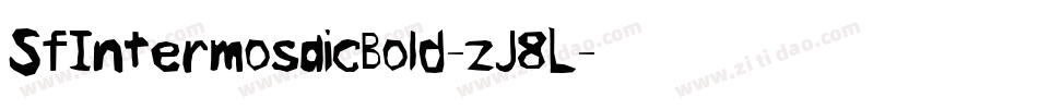 SfIntermosaicBold-zJ8L字体转换