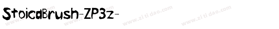 StoicaBrush-ZP3z字体转换