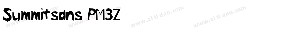 Summitsans-PM3Z字体转换