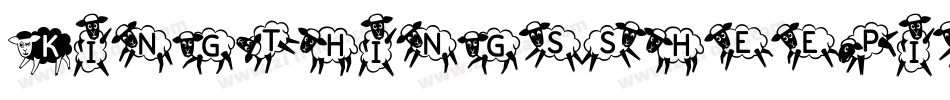 KingthingsSheepishly-x8q5字体转换