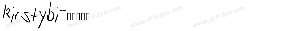 kirstybi字体转换