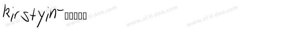 kirstyin字体转换