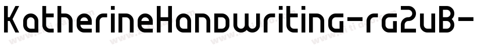 KatherineHandwriting-rg2vB字体转换