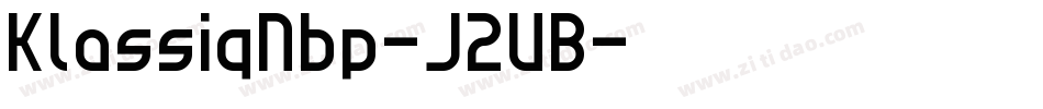 KlassiqNbp-J2VB字体转换