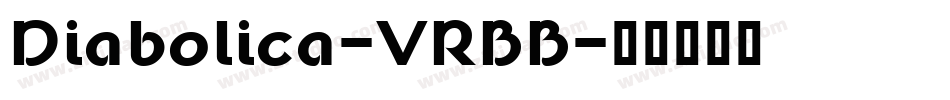 Diabolica-VRBB字体转换