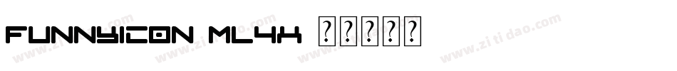 FunnyIcon-ML4x字体转换